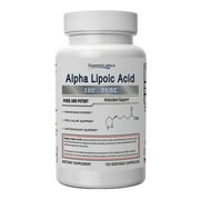 #1 Alpha Lipoic Acid - Powerful 600mg, 120 Vegetable Capsules - Made In USA, 100% Money Back Guarantee