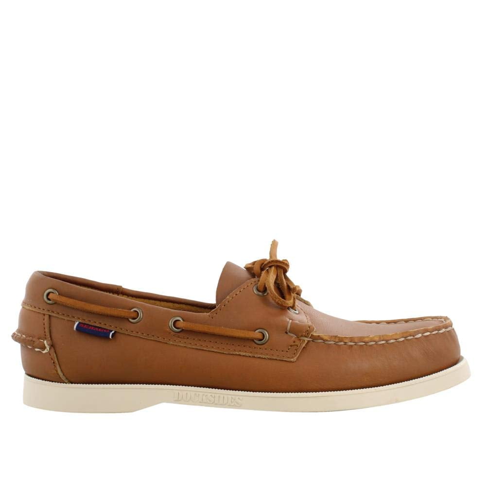 sebago dockside portland leather boat shoes