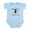 Sky Blue, variant on CafePress - DADDY's FAVORITE FISHER GIRL - Baby Light Bodysuit, Size Newborn - 24 Months