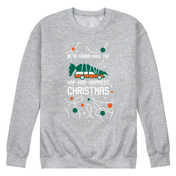 National Lampoon's Christmas Vacation - Hap-Hap-Happiest - Men's Crew Neck Fleece Pullover
