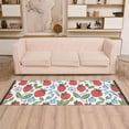 thumbnail image 2 of Yayeee Runner Rug for Bedroom 2'x6' Machine Washable Hallway Non Slip Mat, Vibrant Strawberries, 2 of 8