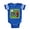 Royal Blue, variant on CafePress - Daddys Lil Caddy - Cute Infant Baby Football Bodysuit