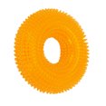 thumbnail image 2 of fastboy Pet Chew Toy Training Squeak Ring Ball TPR Teeth Molar Sound Interactive Game Toy, Orange, L, 2 of 8