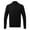 Black, variant on Asquith & Fox Mens Cotton Blend Zip Sweatshirt