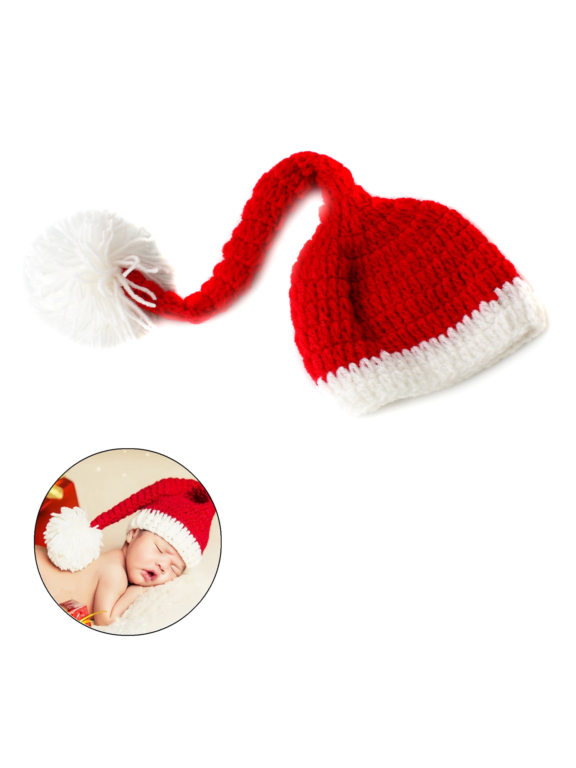 newborn knitted christmas outfit