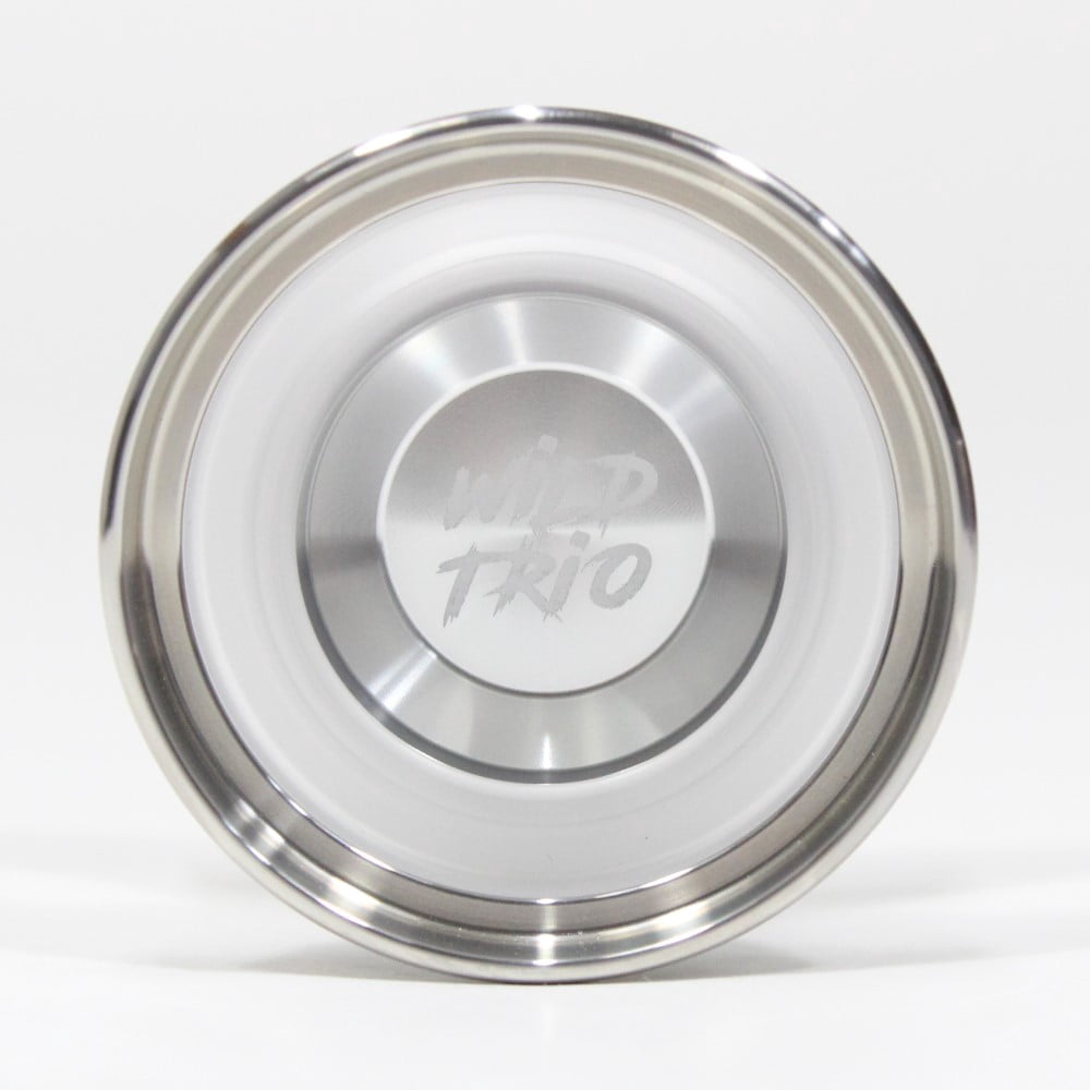 W1LD (Worldwide 1nnovative Leading Design) Wild-Trio Yo-Yo - Tri-Material YoYo (Silver)