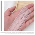 thumbnail image 2 of HAOAN10 Pcs Manicure Rulers Student Scale See Through Measure Transparent, 2 of 8