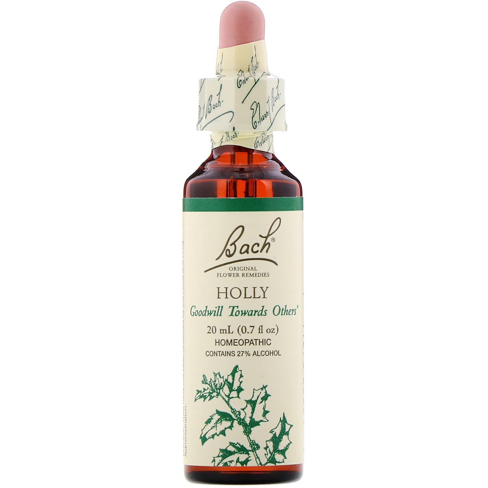 Bach Flower Remedies Essence Holly 0.7 fl oz