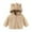 Beige, variant on Baby Boy Winter Coat Toddler Kids Baby Boys Girls Winter Warm Solid Coats Bear Ears Hooded Padded Jacket Outwear (Black-6,120 3-4 Years) Boys Cute Tops