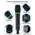thumbnail image 4 of Micrófono inalámbrico Bietrun XLR recargable de doble metal, 4 of 8