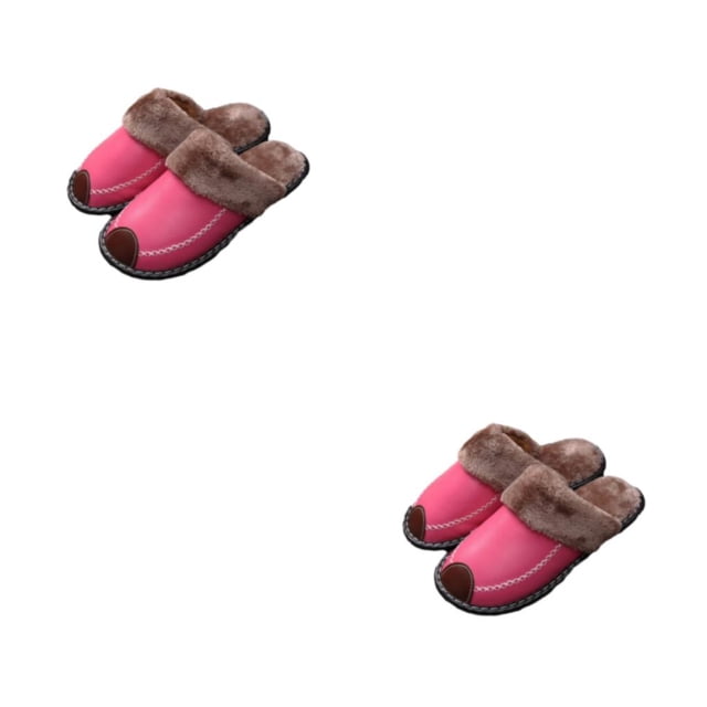Sonducket Zapatillas de casa, suministros de invierno, zapatos cálidos, accesorios impermeables para el hogar, calentador de estilo coreano, Type5 NO5