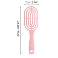 thumbnail image 2 of Unique Bargains 1 Pc Durable Anti-static Ribs Comb for Curly Straight Wavy Hair ABS Pink, 2 of 3