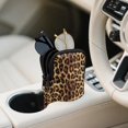 thumbnail image 3 of SEANATIVE Eyeglasses Case Dual Compartment Glasses Pouch with Zipper Water-Resistant Double Sunglasses Holder Lightweight Portable Eyeglass Case for 2 Pairs of Glasses, Leopard Print, 3 of 7