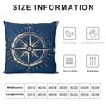 thumbnail image 5 of Qinduosi Set of Nautical Throw Pillow Covers Cushion Cover Decor Pillowcases” for Sofa Couch Patio White, 5 of 5