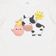 thumbnail image 4 of Inktastic Fun Farm Animals Cow, Pig, Chick Boys or Girls Baby T-Shirt, 4 of 5