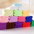 thumbnail image 3 of Toallas de microfibra absorbentes de agua Toallita Paño de limpieza multiusos para bañarse Secado de cabello Limpieza facial Limpieza de autos 30x70cm (Rosa), 3 of 5