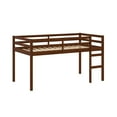 thumbnail image 3 of Campbell Wood Twin Junior Loft Bunk Bed, Oak, 3 of 11