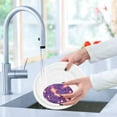 thumbnail image 6 of 3 Packs Of Wood Pulp Cotton Dishwashing Sponge 3.54x2.56 Inch Dishwashing Sponge Household Cleaning Sponge Kitchen Utensils Clean Use Purple Lava Pattern Seamless, 6 of 7