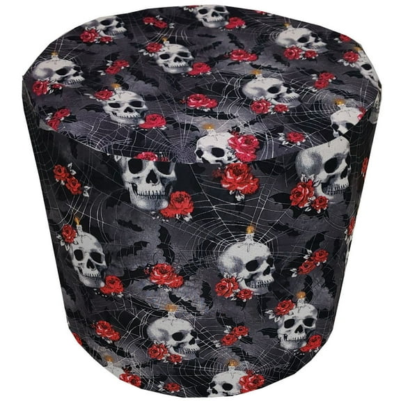 Skulls Webs & Roses Cover Compatible for Instant Pot Pressure Cooker by Penny's Needful Things (3 Quart)