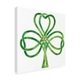 thumbnail image 2 of Victoria Borges 'Gilded Shamrock IV' Canvas Art, 2 of 3