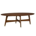 thumbnail image 3 of SEI Rhoda Oval Midcentury Modern Coffee Table, 3 of 7