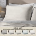 thumbnail image 5 of Mainstays Soft Velvet Pillow Sham, Standard, Off-White, 1 Pack, 5 of 7