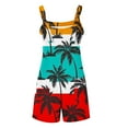 thumbnail image 4 of Drses Womens Summer Casual Loose Tank Romper Sleeveless Crewneck Jumpsuit Shorts Romper with Pockets, 4 of 5