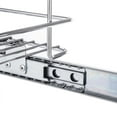 thumbnail image 4 of Home Zone Living 14” Width x 20” Depth 2 Shelves Pull Out Storage Organizer, Silver, 4 of 8