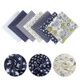 thumbnail image 2 of 7 Pcs Duvet Cover Floral Patchwork Quilt Kit Floral Fabric Squares Patchwork Fat Quarter Quilting Fabric Squares Sheets, 2 of 3