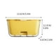 thumbnail image 3 of Fiudx Cesta de Drenaje de Doble Capa, Diseño Transparente, Ahorra Espacio, Ideal para Colgar En La Pared, Fácil de Lavar, Herramienta de Cocina Multiusos, Amarillo, Verde Claro, Blanco y Azul Cielo,, 3 of 7
