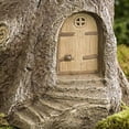 thumbnail image 2 of Resin Large Tree Shape Bird Bath Brown Pedestal Handmade Outdoor Home Garden Gift, 2 of 4
