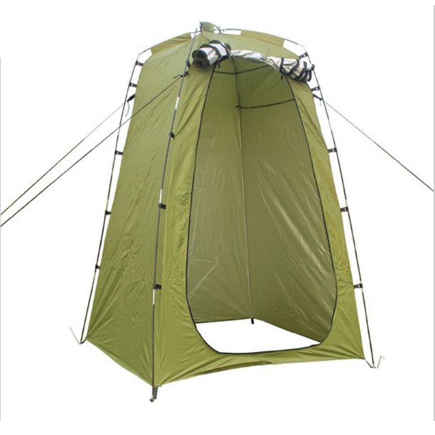 Portable Camping Shower Tent Awning Lightweight Folding Outdoor Toilet Room For Privacy Showing Changing Clothes Color Gray Walmart Com Walmart Com