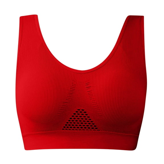 APEXFWDT Womens Seamless Sports Bras, Yoga Comfort Seamless Stretchy Sports Bra for Women Wirefree Sports Bra with Pads