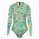 thumbnail image 3 of WILLBEST Traje de Baño Mujer 2 Piezas Elegante Traje de Baño con Estampado de Escamas de Pescado para Mujer Combinación de Moda y Comodidad 1750, 3 of 3