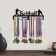 thumbnail image 5 of Porta medallas de hierro resistente para colgar en la pared para premios deportivos, sóftbol y fútbol. C, 5 of 8
