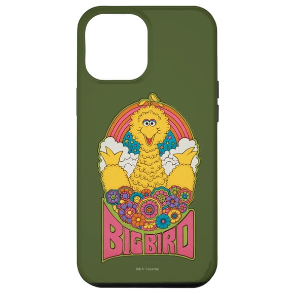 Funda para iPhone 12 Pro Max Big Bird Psicodélico de Plaza Sésamo