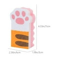 thumbnail image 2 of ZZkhGo Claw Cleaning Sponge Block-Three Pack Household Kitchen Supplies-Dishwashing And Brush Pot Degreasing Wipes Scrub Sponges for Kitchen by SmilePowo Non-Scratch Microfiber, 2 of 5