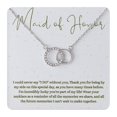 thumbnail image 1 of Maid of Honor Gift Necklace Beautiful Jewelry for Maid of Honor, Ideal Bridal Party Gift, Pair Necklace 2709HA07 Ref: 3676, 1 of 5