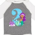 thumbnail image 4 of Inktastic Second Birthday Mermaid Girls Long Sleeve Baby Bodysuit, 4 of 5