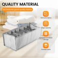 thumbnail image 5 of 6Pcs Drawer Boxes for Jeans Trousers T-Shirt Storage Boxes Organiser Cupboard Wardrobe Drawers Organ, 5 of 5