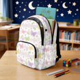 thumbnail image 4 of HUIACONG Daisy Butterfly 17 Inch Backpack 4 Piece Set Main Pack, Lunch Bag, Pencil Case & Water Bottle Sleeve, Easy Wipe Clean, for Boys Girls Ages 5-12, 4 of 7