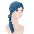 thumbnail image 4 of Ediodpoh Back Long Tail Turban Cap for Women with Adjustable Tie for Comfortable Fit Bandanas for Women C, 4 of 4