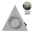 thumbnail image 1 of Aplique de pared LED Lámpara de gabinete en forma triangular Luz LED para armario cajón armario 220V 1.5W, luz blanca Kearding HA003491-01B, 1 of 7