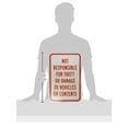thumbnail image 2 of traffic sign, brady, 124503, 18"hx12"w, 2 of 2