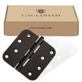 thumbnail image 6 of Cauldham (24 Pack) Heavy-Duty 4" Interior Door Hinges with 5/8" Radius Corners - Oil Rubbed Bronze, 6 of 7