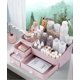 thumbnail image 3 of Makeup Organizer, Large Capacity Desk Organizer with Drawers for Cosmetics, Lipstick, Jewelry, Skin Care, Bedroom and Bathroom Worktops - Large Pink, 3 of 3