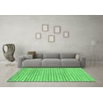 thumbnail image 3 of Ahgly Company Indoor Rectangle Solid Emerald Green Modern Area Rugs, 2' x 5', 3 of 4