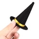 thumbnail image 3 of GAXIRE 8 mini sombreros de bruja negros hechos a mano, fundas de fieltro para botellas de vino, decoración para Halloween, accesorios para el cabello, manualidades., 3 of 4