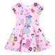 thumbnail image 1 of Vestido Disney Stitch Mickey Mouse Moana para niñas, color rosa de 14 a 16 años, 1 of 4