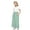 Green 2, variant on XUNKUSGA Girl's Maxi Dress Color Block Short Sleeve Crew Neck Dresses with Pockets Flowy Tiered Casual Dress for Girls 4-13 Years